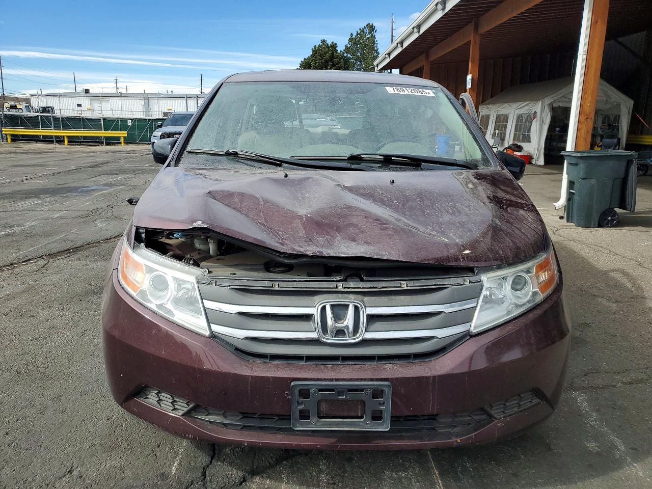 2013 Honda Odyssey Exl Maroon vin: 5FNRL5H67DB037395