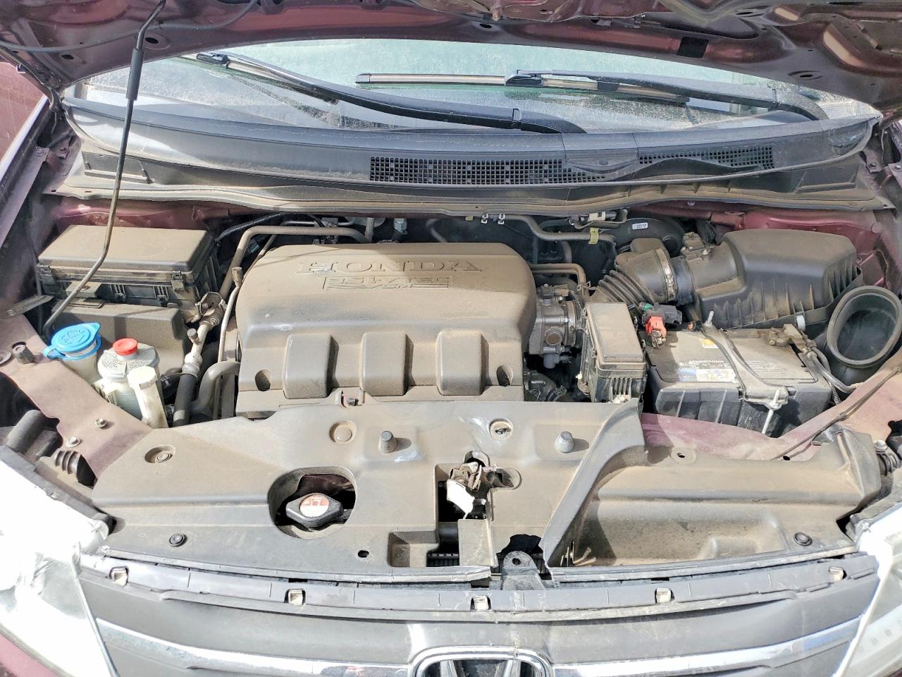 2013 Honda Odyssey Exl Maroon vin: 5FNRL5H67DB037395