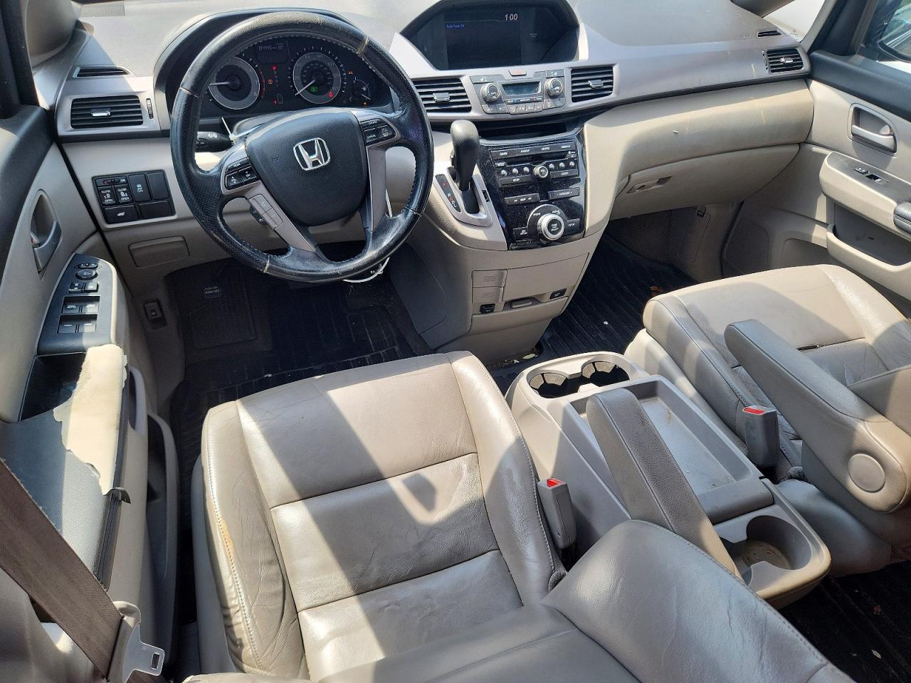 2014 Honda Odyssey Gray vin: 5FNRL5H67DB043875