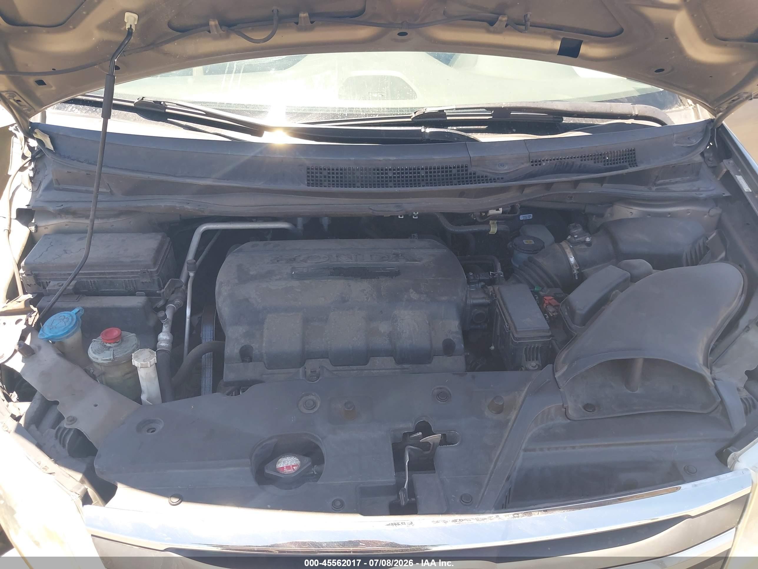 2013 Honda Odyssey Ex-l Beige vin: 5FNRL5H67DB045562