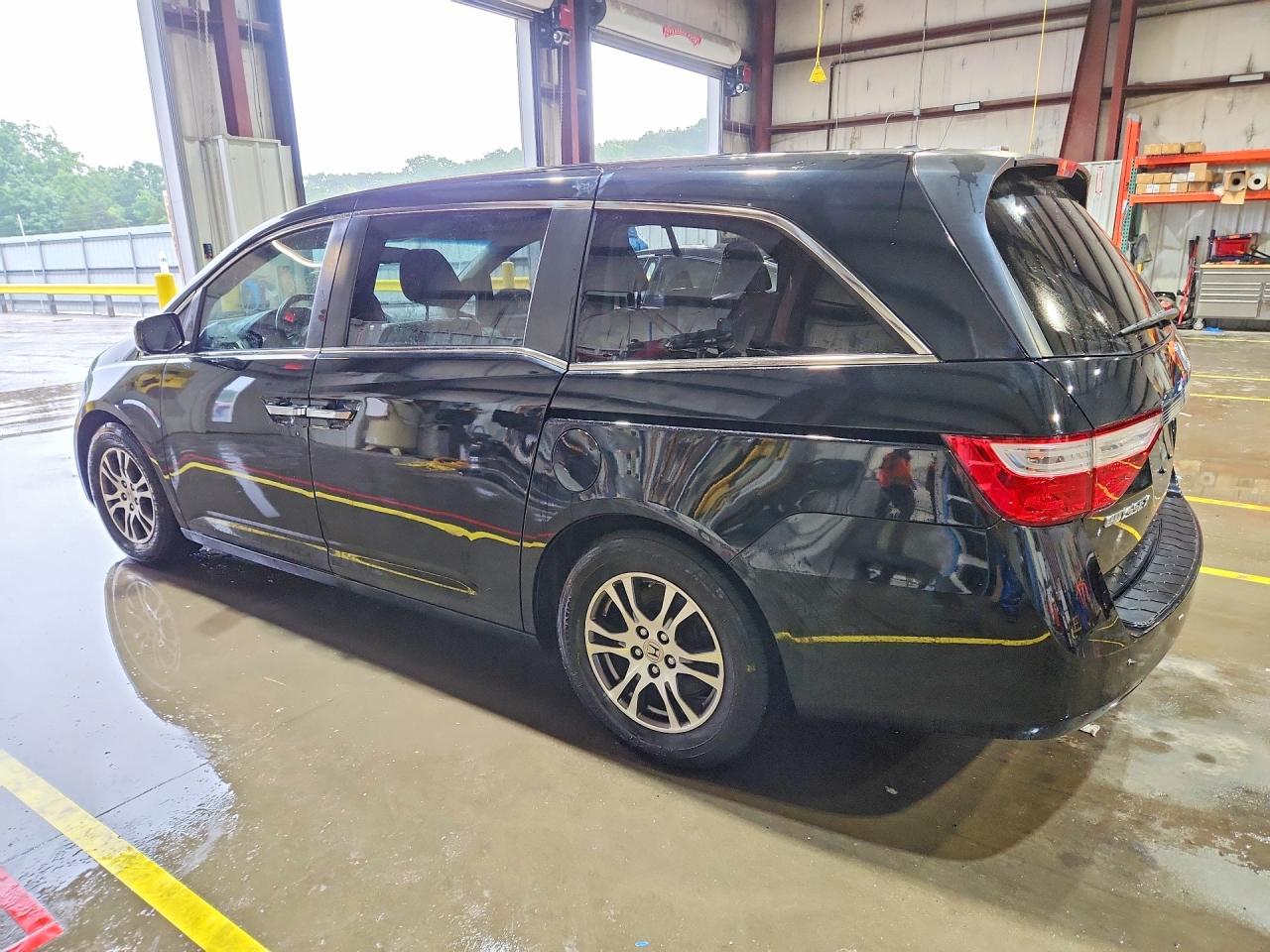 2013 Honda Odyssey Exl Black vin: 5FNRL5H67DB047568