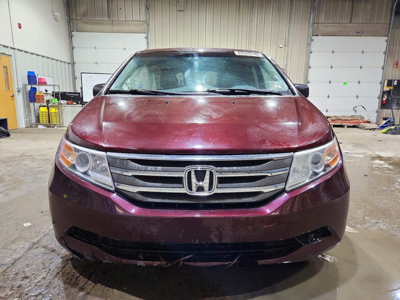 2013 Honda Odyssey Exl Maroon vin: 5FNRL5H67DB050356