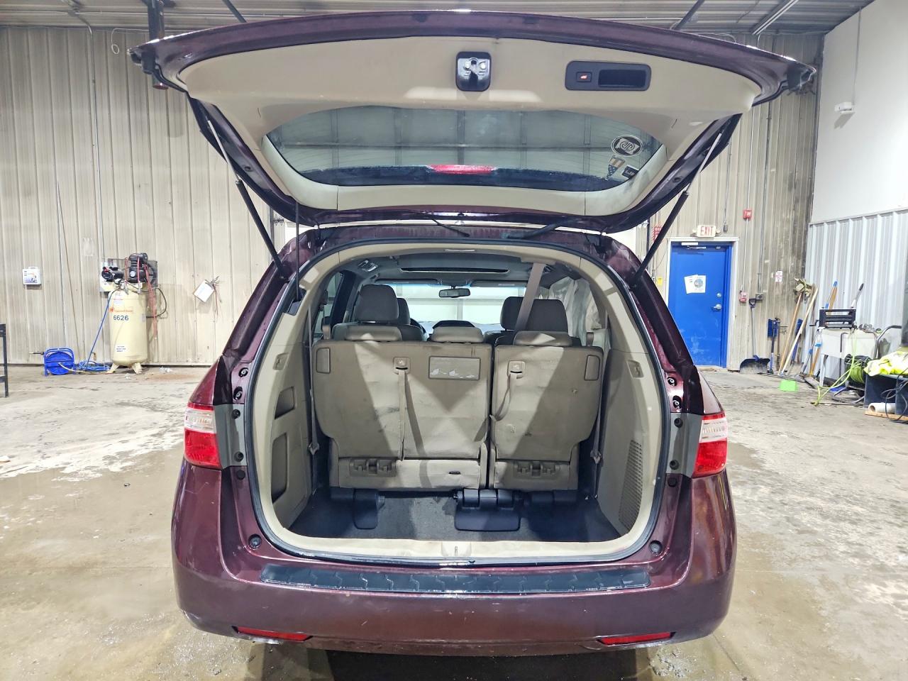 2013 Honda Odyssey Exl Maroon vin: 5FNRL5H67DB050356