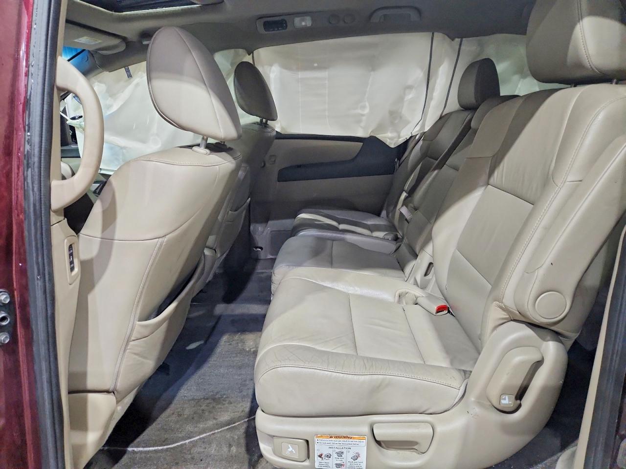 2013 Honda Odyssey Exl Maroon vin: 5FNRL5H67DB050356