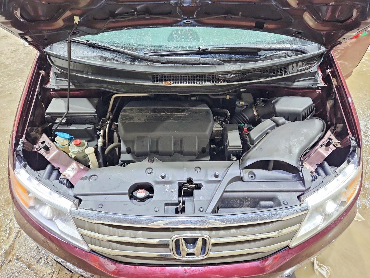 2013 Honda Odyssey Exl Maroon vin: 5FNRL5H67DB050356