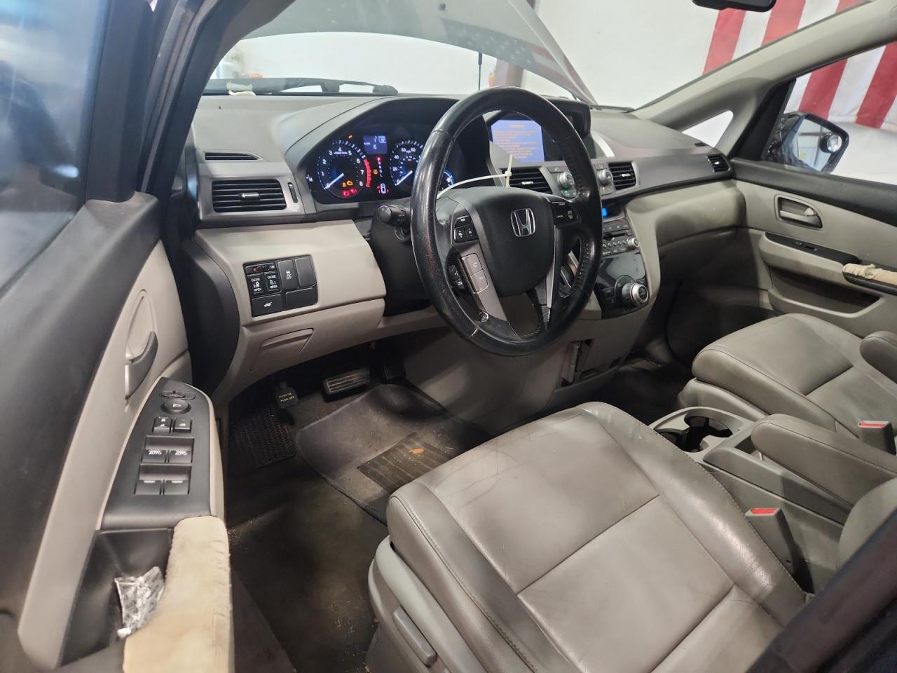 2013 Honda Odyssey Exl Gray vin: 5FNRL5H67DB053189