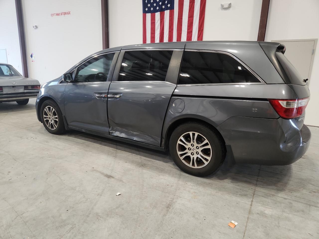 2013 Honda Odyssey Exl Gray vin: 5FNRL5H67DB053189