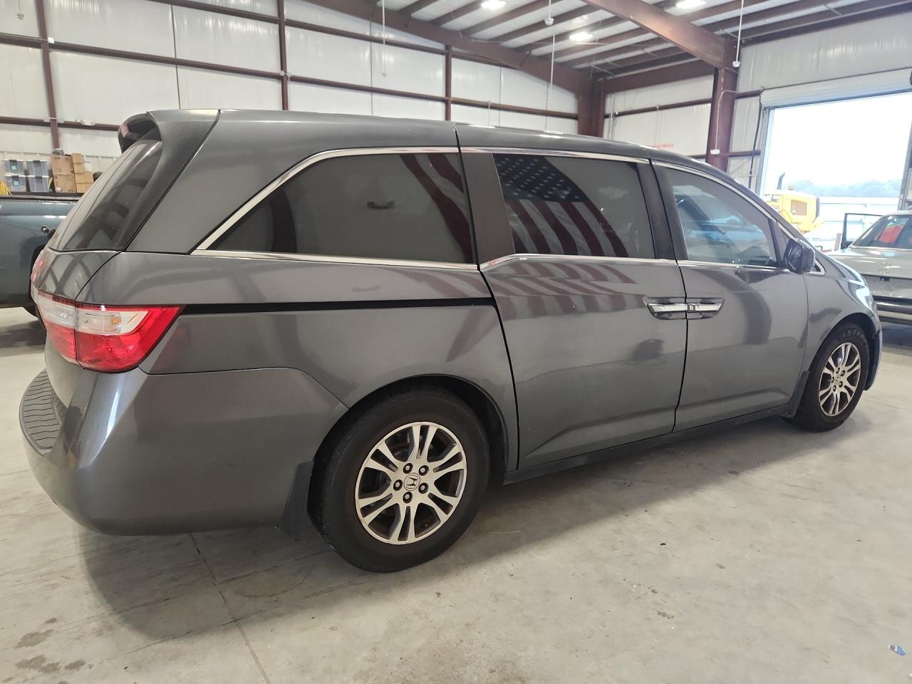 2013 Honda Odyssey Exl Gray vin: 5FNRL5H67DB053189