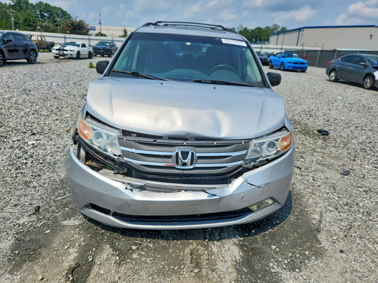 2013 Honda Odyssey Exl Silver vin: 5FNRL5H67DB053547