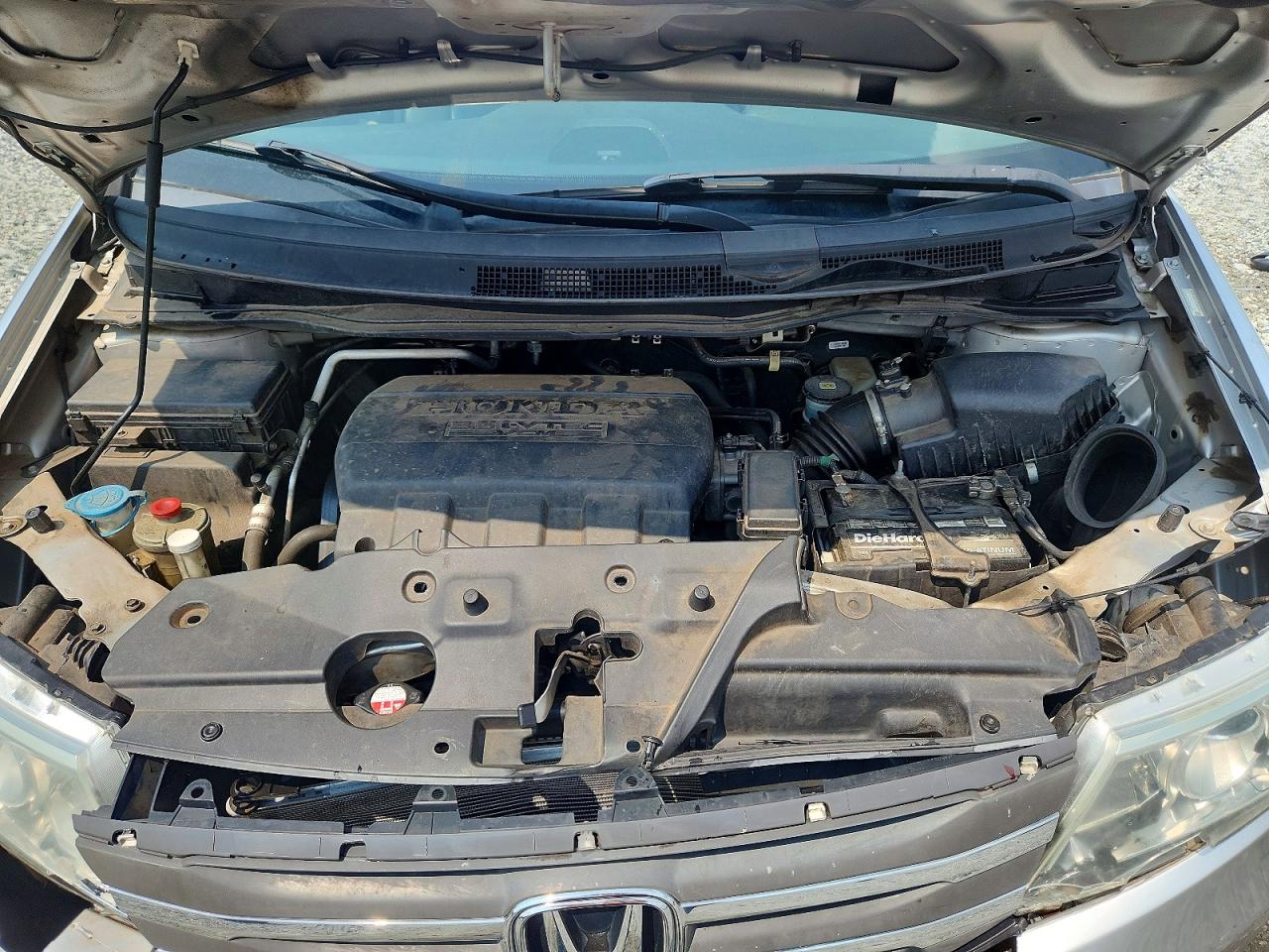 2013 Honda Odyssey Exl Silver vin: 5FNRL5H67DB053547