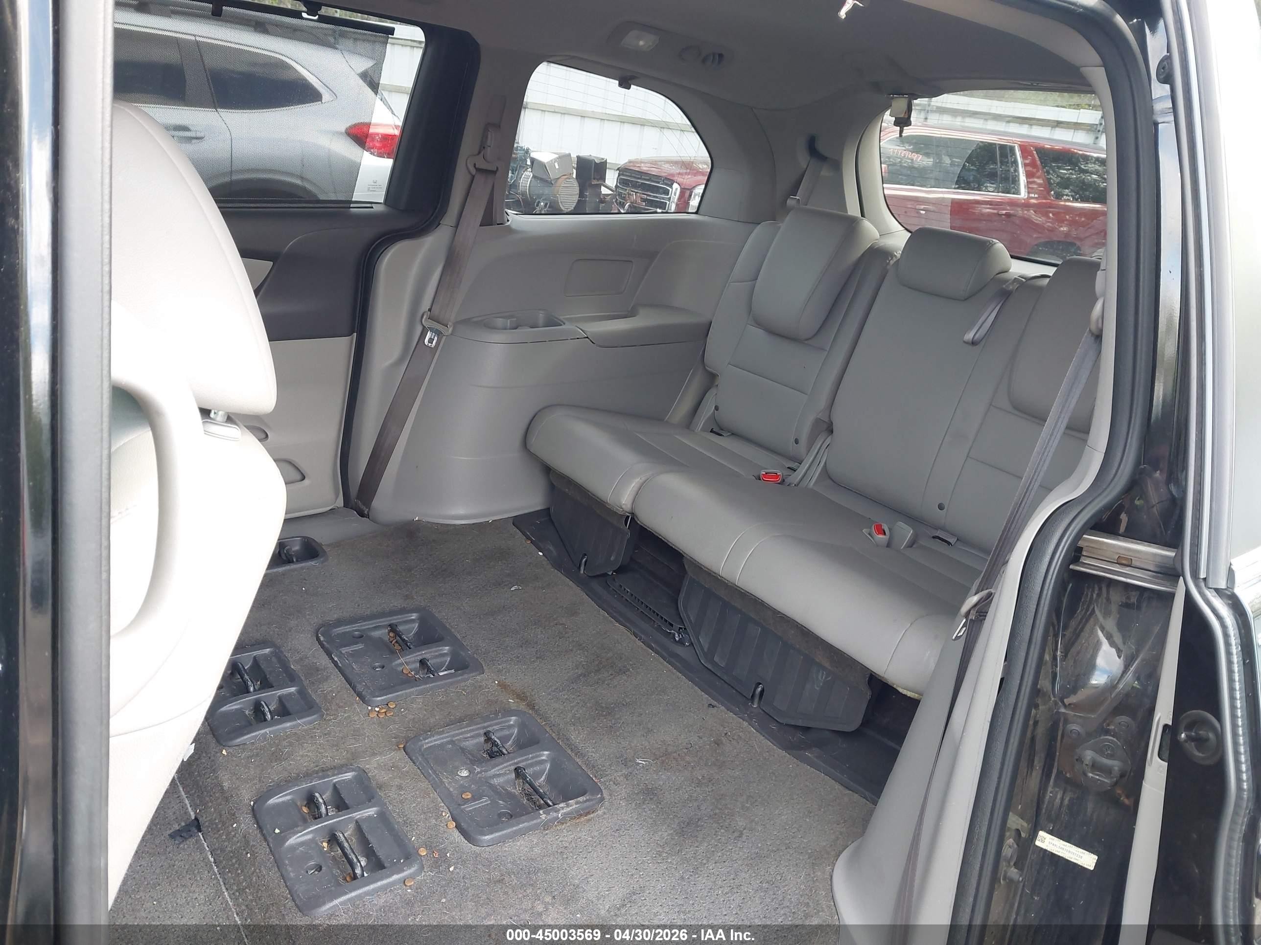 2013 Honda Odyssey Ex-l Черный vin: 5FNRL5H67DB057338