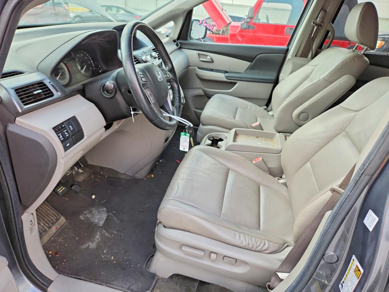 2013 Honda Odyssey Exl Gray vin: 5FNRL5H67DB060577
