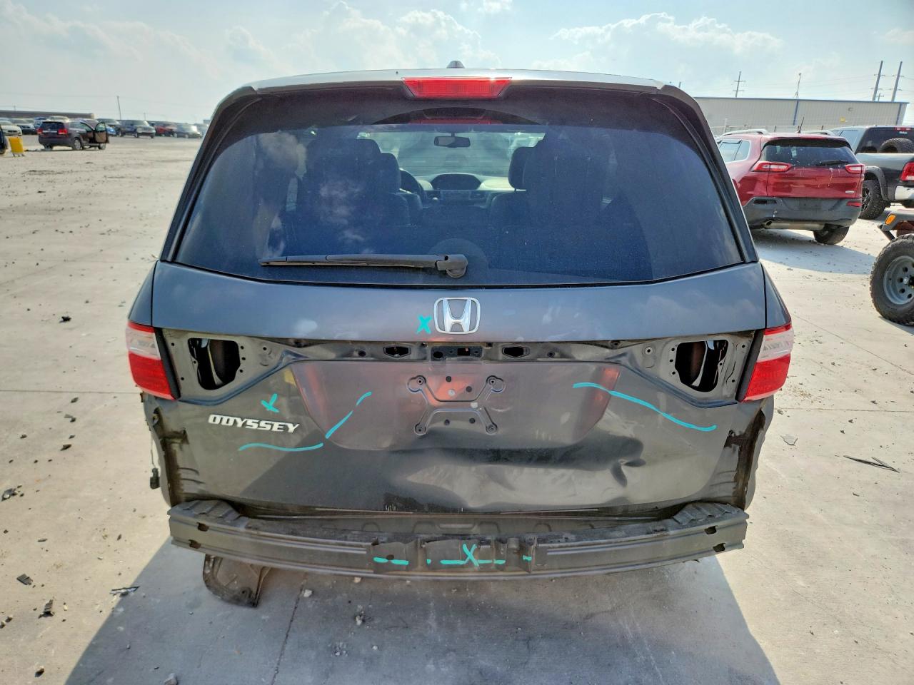 2013 Honda Odyssey Exl Gray vin: 5FNRL5H67DB060577