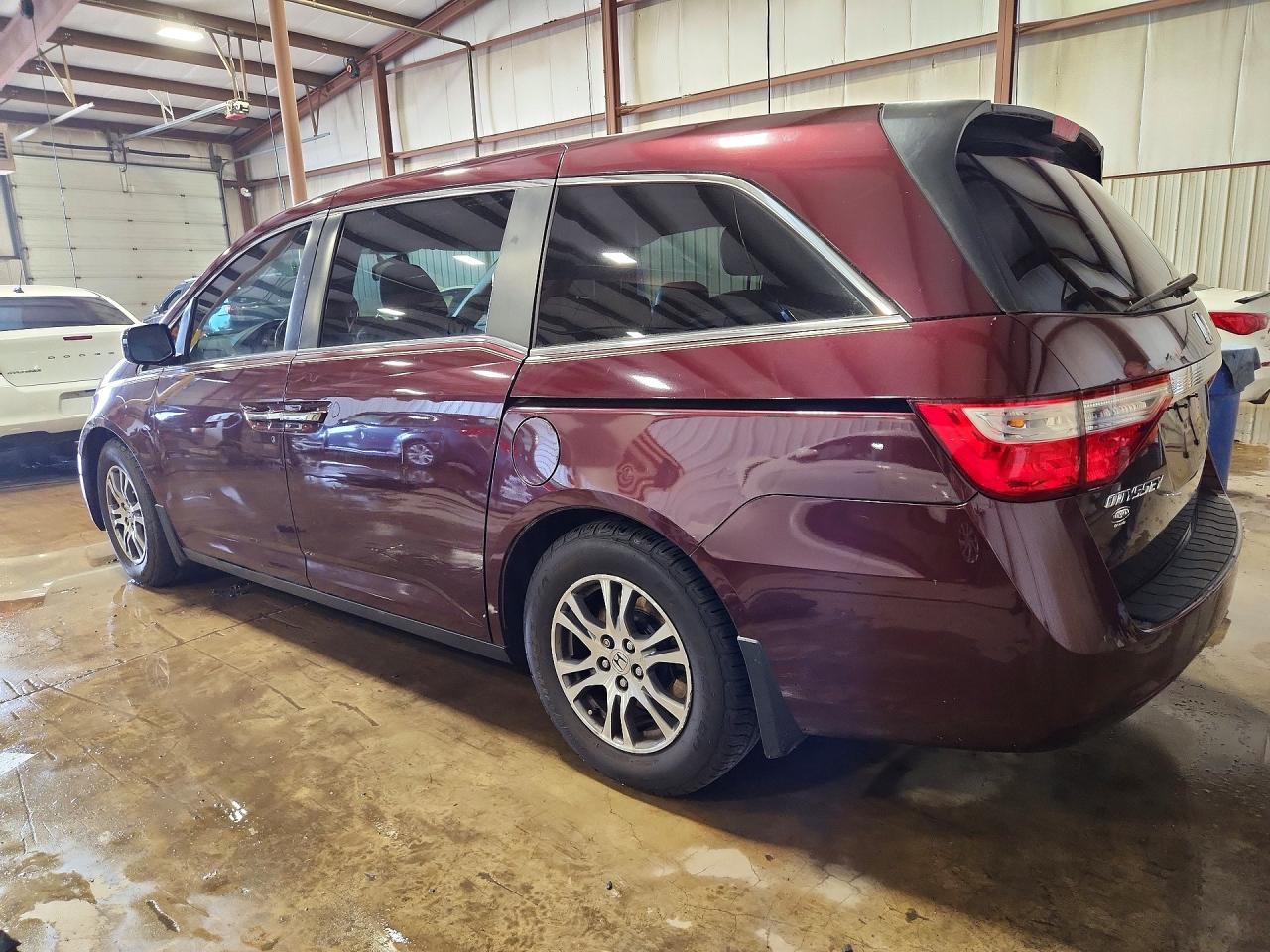 2013 Honda Odyssey Exl Maroon vin: 5FNRL5H67DB079727