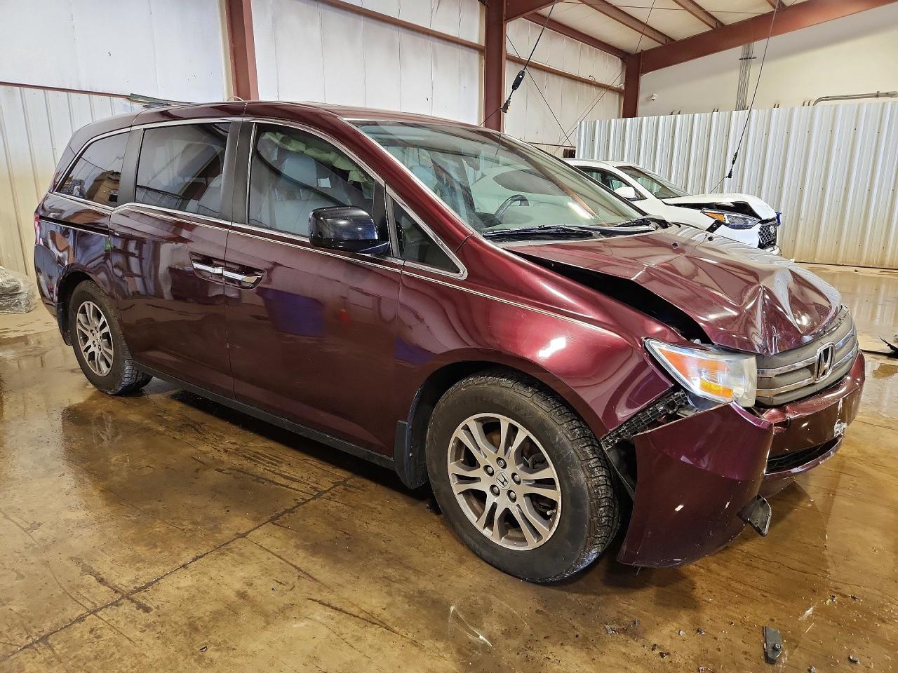 2013 Honda Odyssey Exl Maroon vin: 5FNRL5H67DB079727