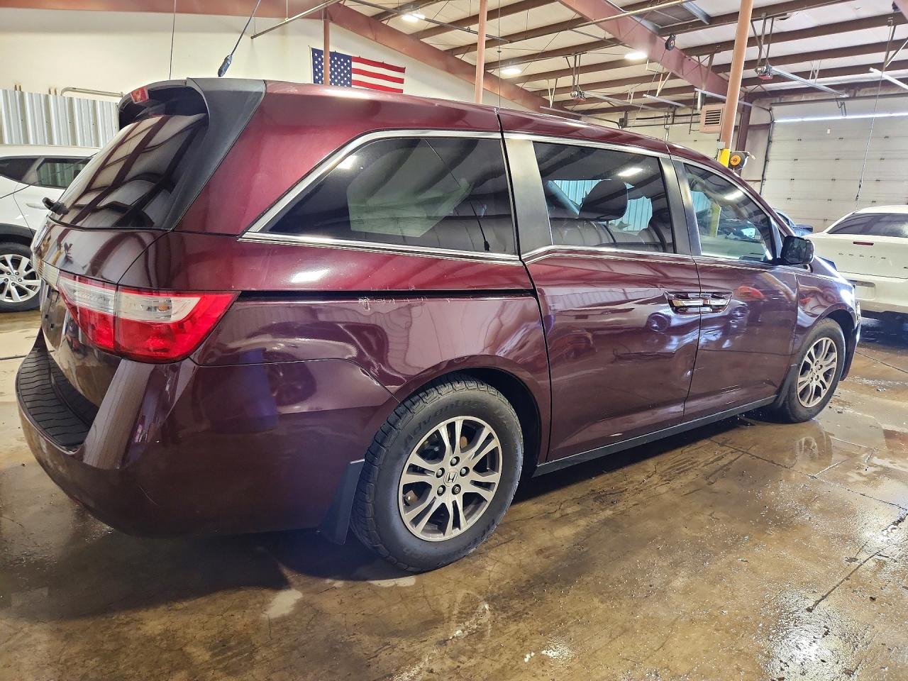 2013 Honda Odyssey Exl Maroon vin: 5FNRL5H67DB079727