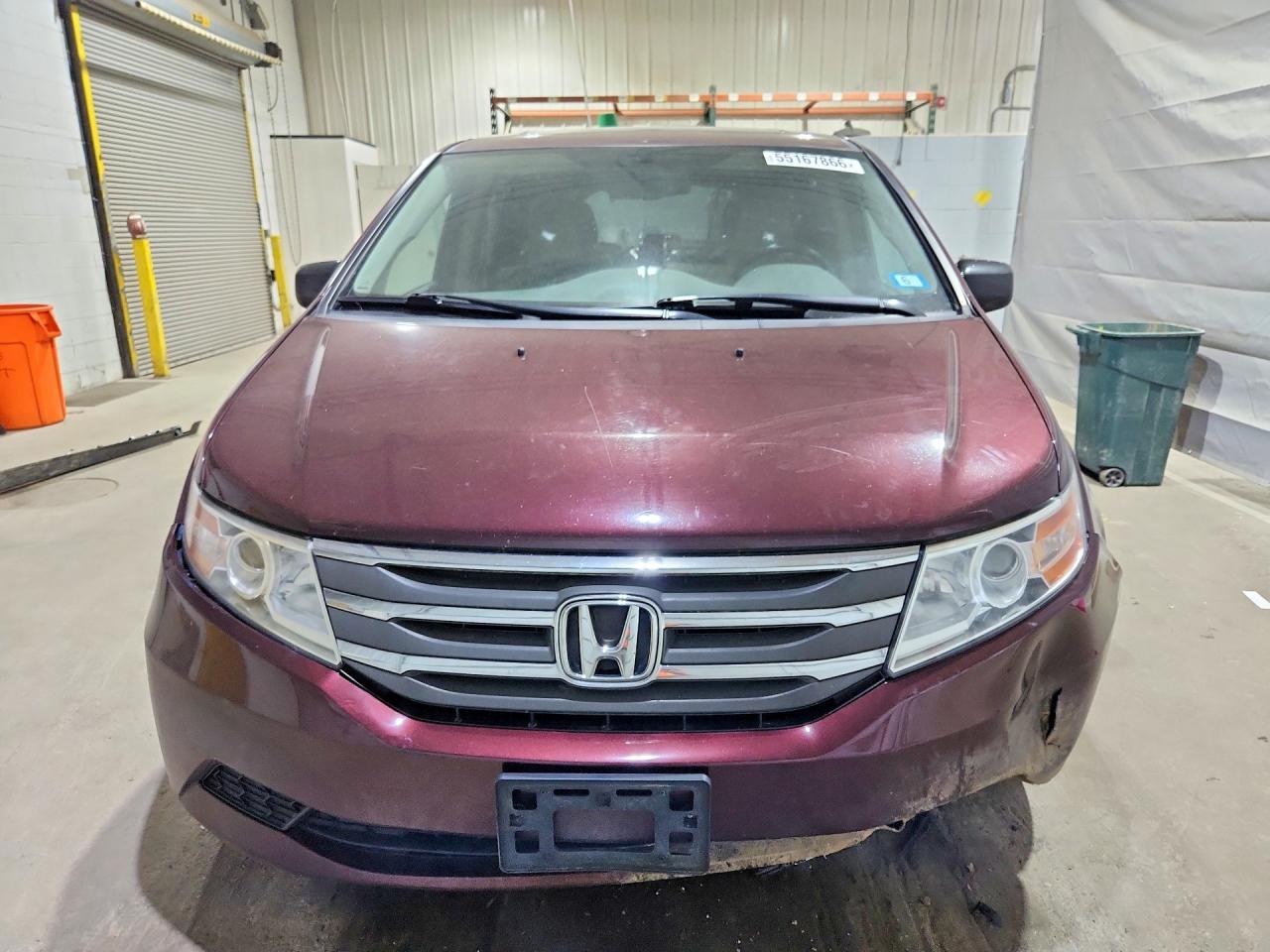 2013 Honda Odyssey Exl Maroon vin: 5FNRL5H67DB080389