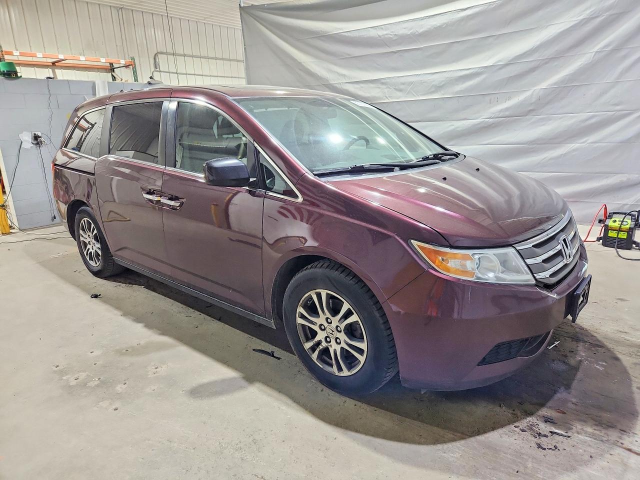 2013 Honda Odyssey Exl Maroon vin: 5FNRL5H67DB080389