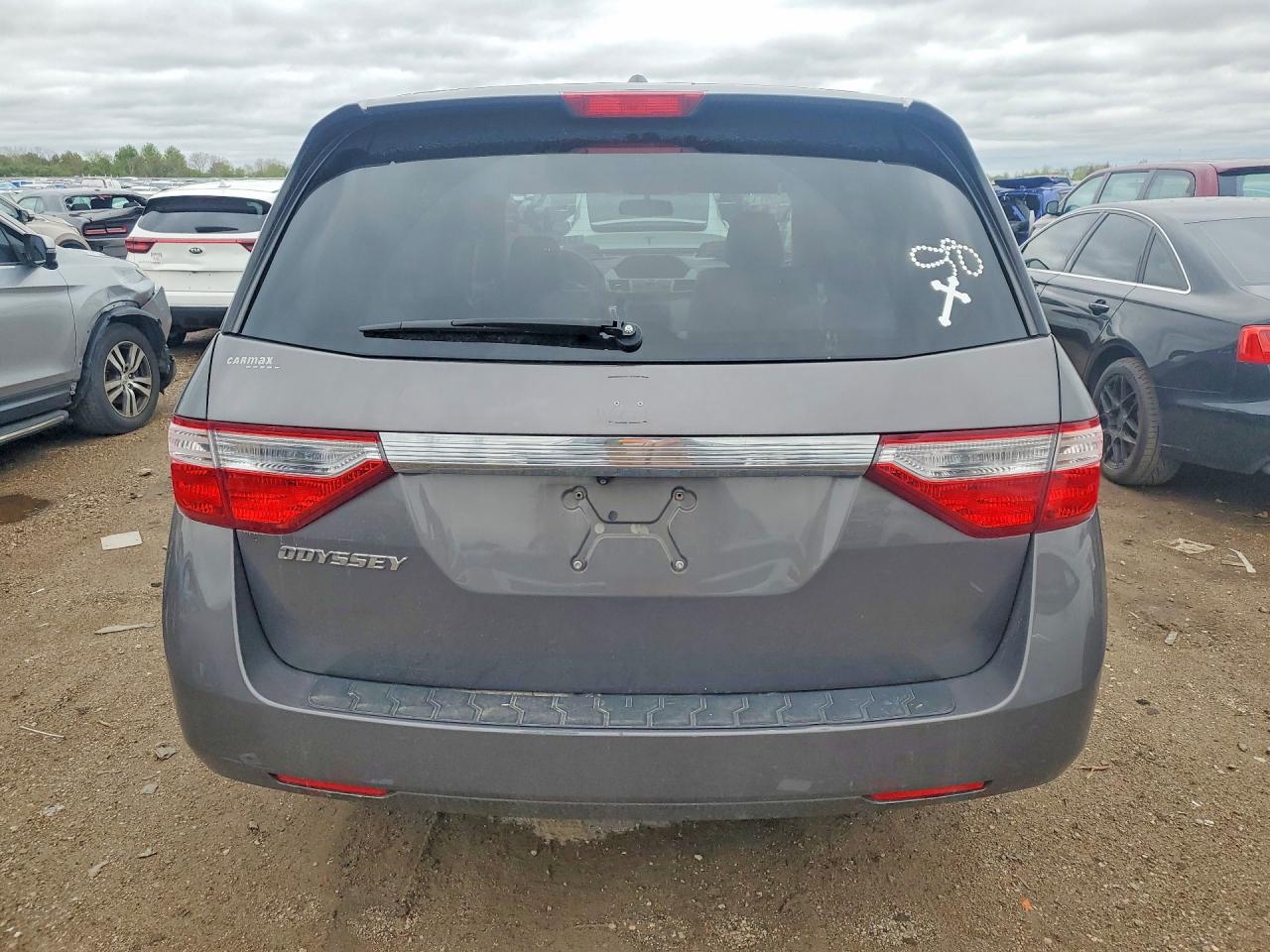 2013 Honda Odyssey Exl Gray vin: 5FNRL5H67DB085351