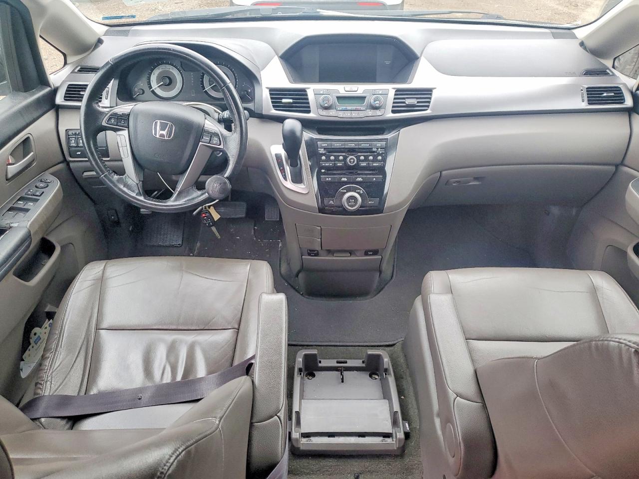 2013 Honda Odyssey Exl Gray vin: 5FNRL5H67DB085351