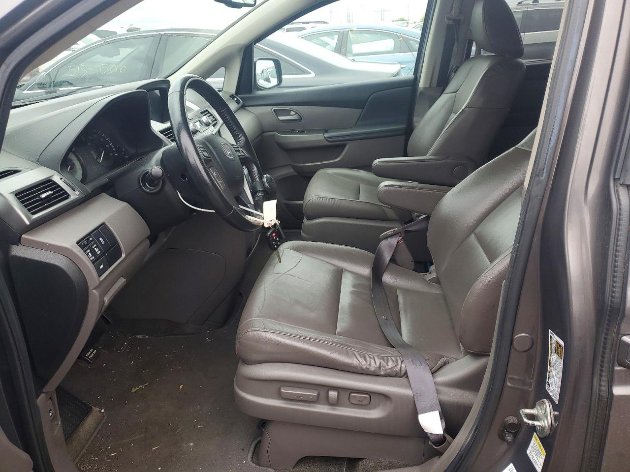 2013 Honda Odyssey Exl Gray vin: 5FNRL5H67DB085351