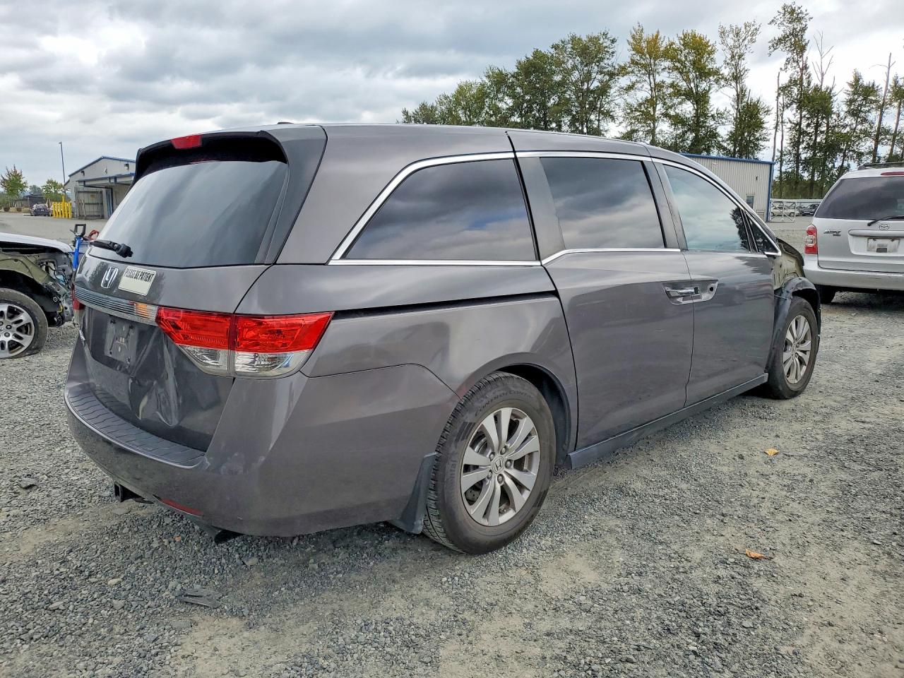 2014 Honda Odyssey Exl Gray vin: 5FNRL5H67EB002602