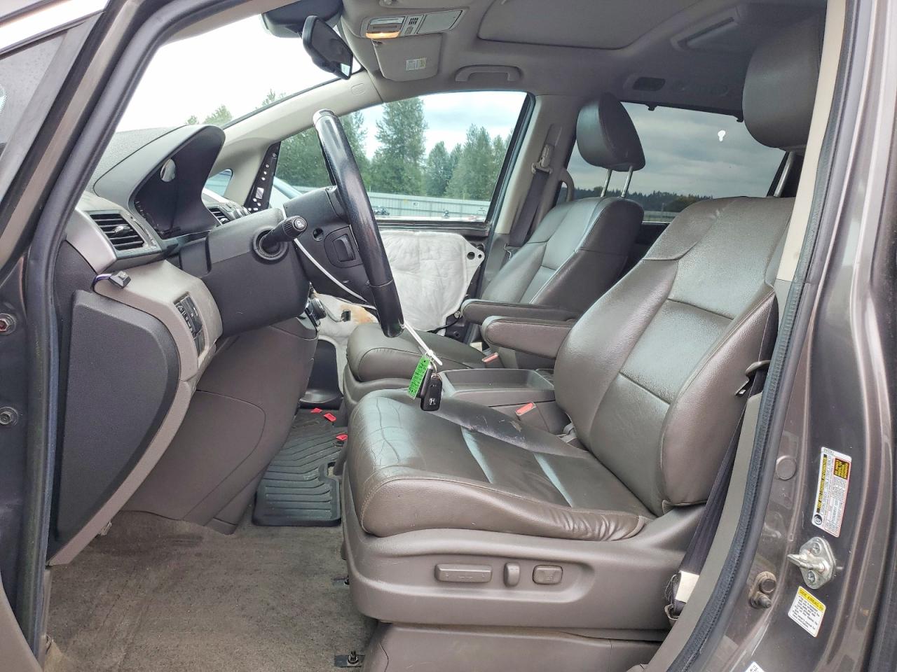 2014 Honda Odyssey Exl Gray vin: 5FNRL5H67EB002602