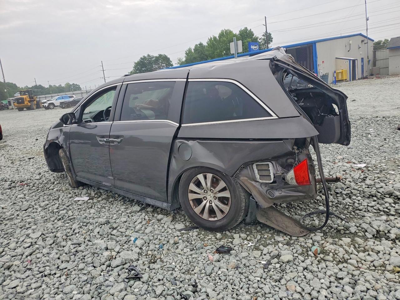 2014 Honda Odyssey Exl Gray vin: 5FNRL5H67EB017357