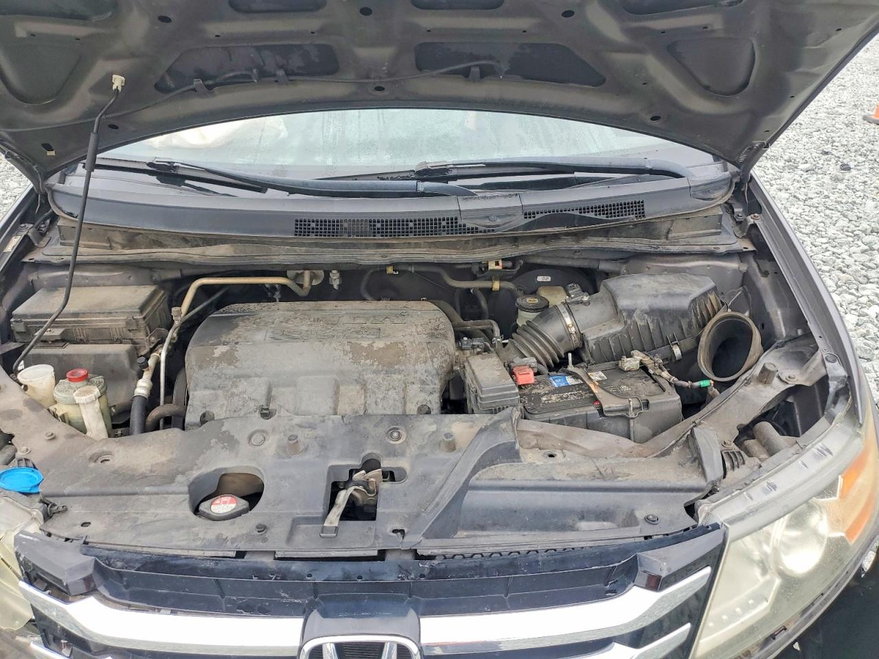 2014 Honda Odyssey Exl Gray vin: 5FNRL5H67EB017357