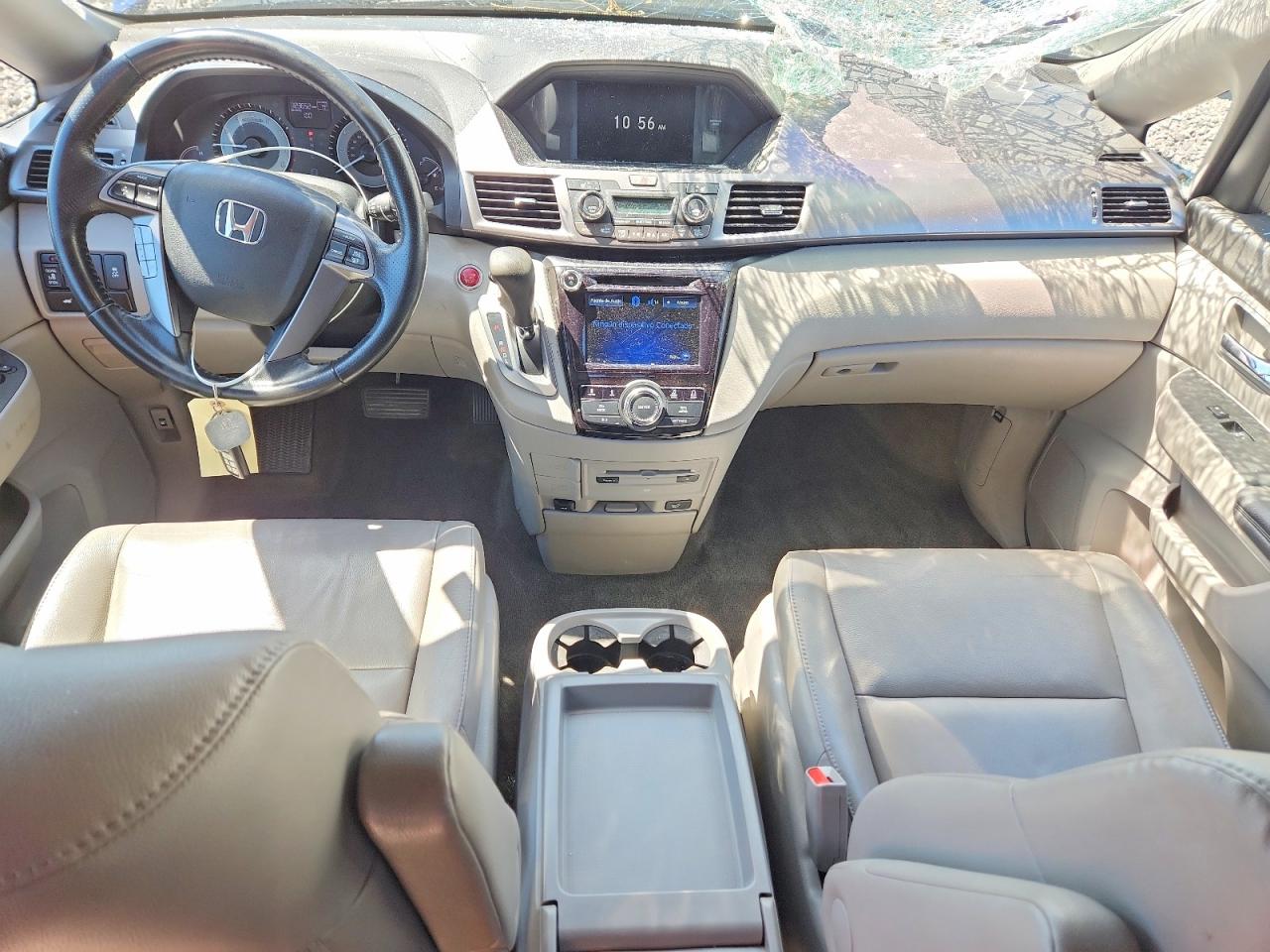 2014 Honda Odyssey Exl Blue vin: 5FNRL5H67EB022204