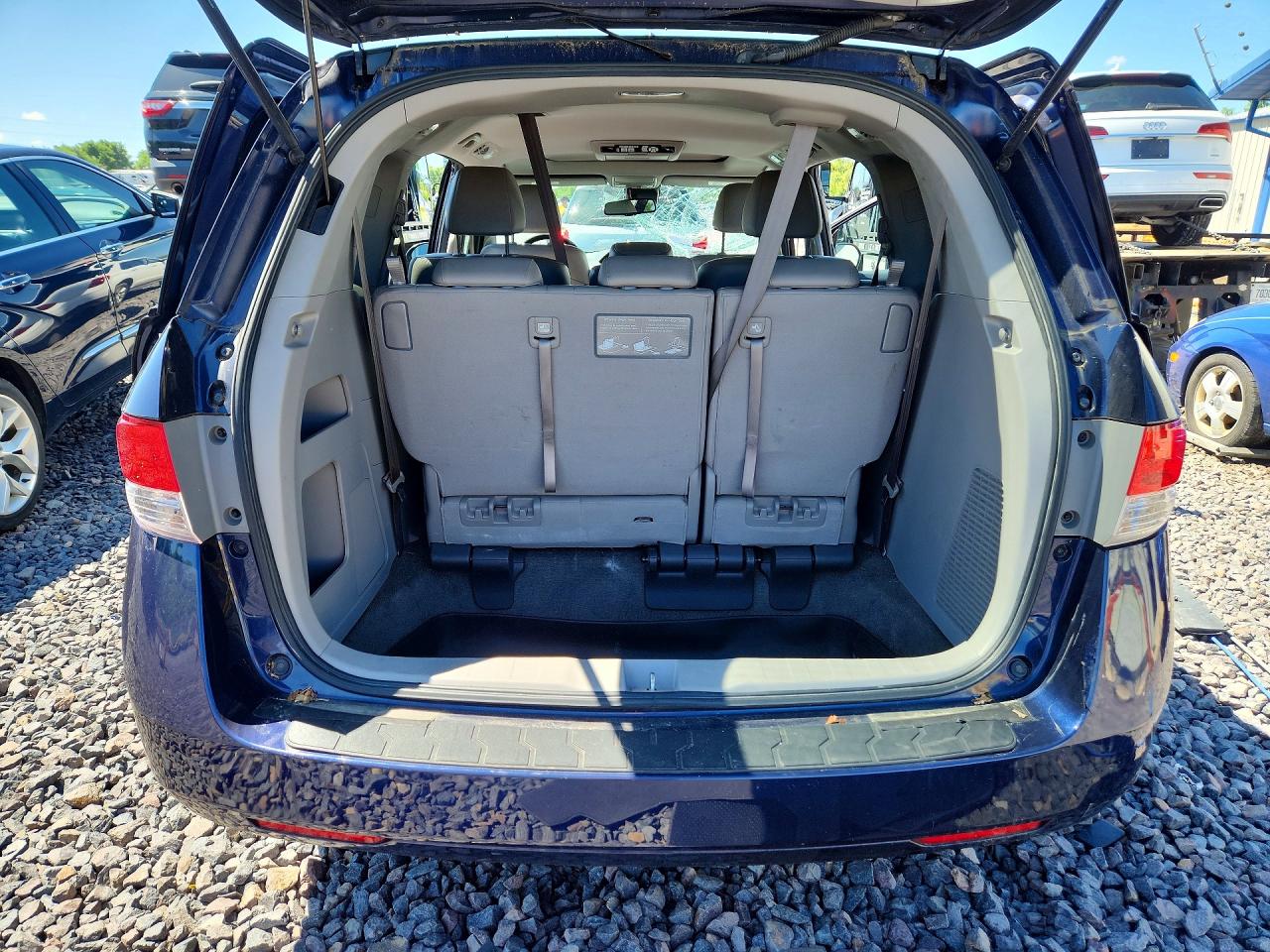 2014 Honda Odyssey Exl Blue vin: 5FNRL5H67EB022204