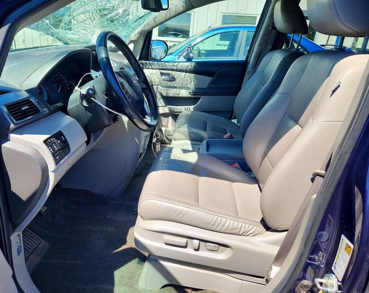 2014 Honda Odyssey Exl Blue vin: 5FNRL5H67EB022204