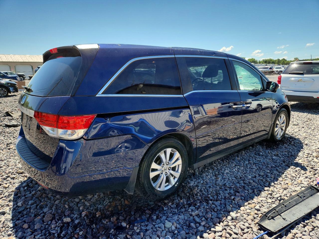 2014 Honda Odyssey Exl Blue vin: 5FNRL5H67EB022204