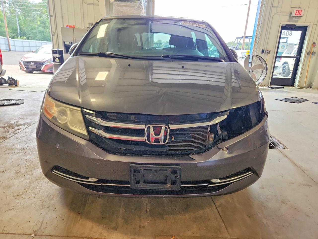 2014 Honda Odyssey Exl Gray vin: 5FNRL5H67EB022686