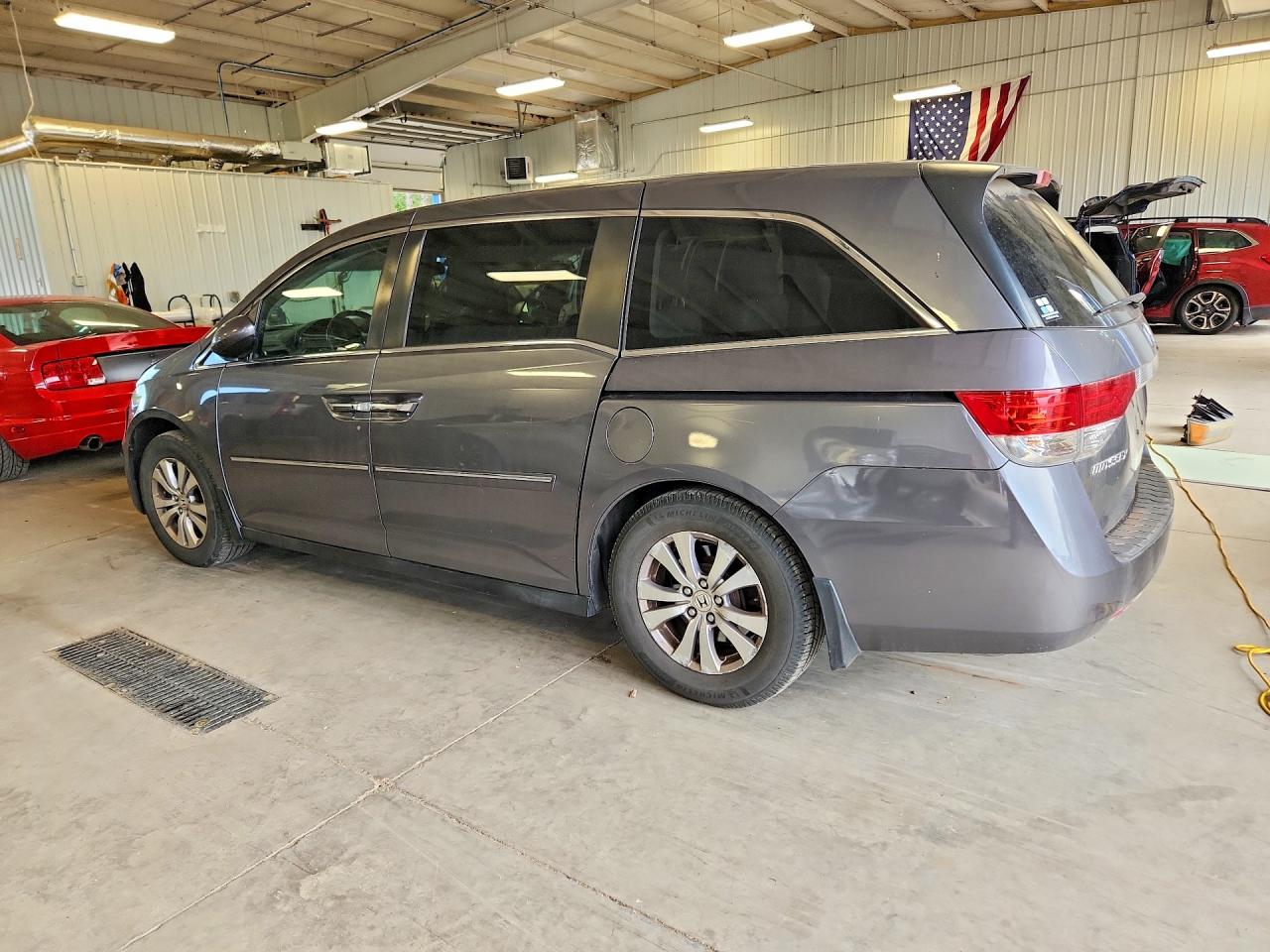 2014 Honda Odyssey Exl Gray vin: 5FNRL5H67EB022686