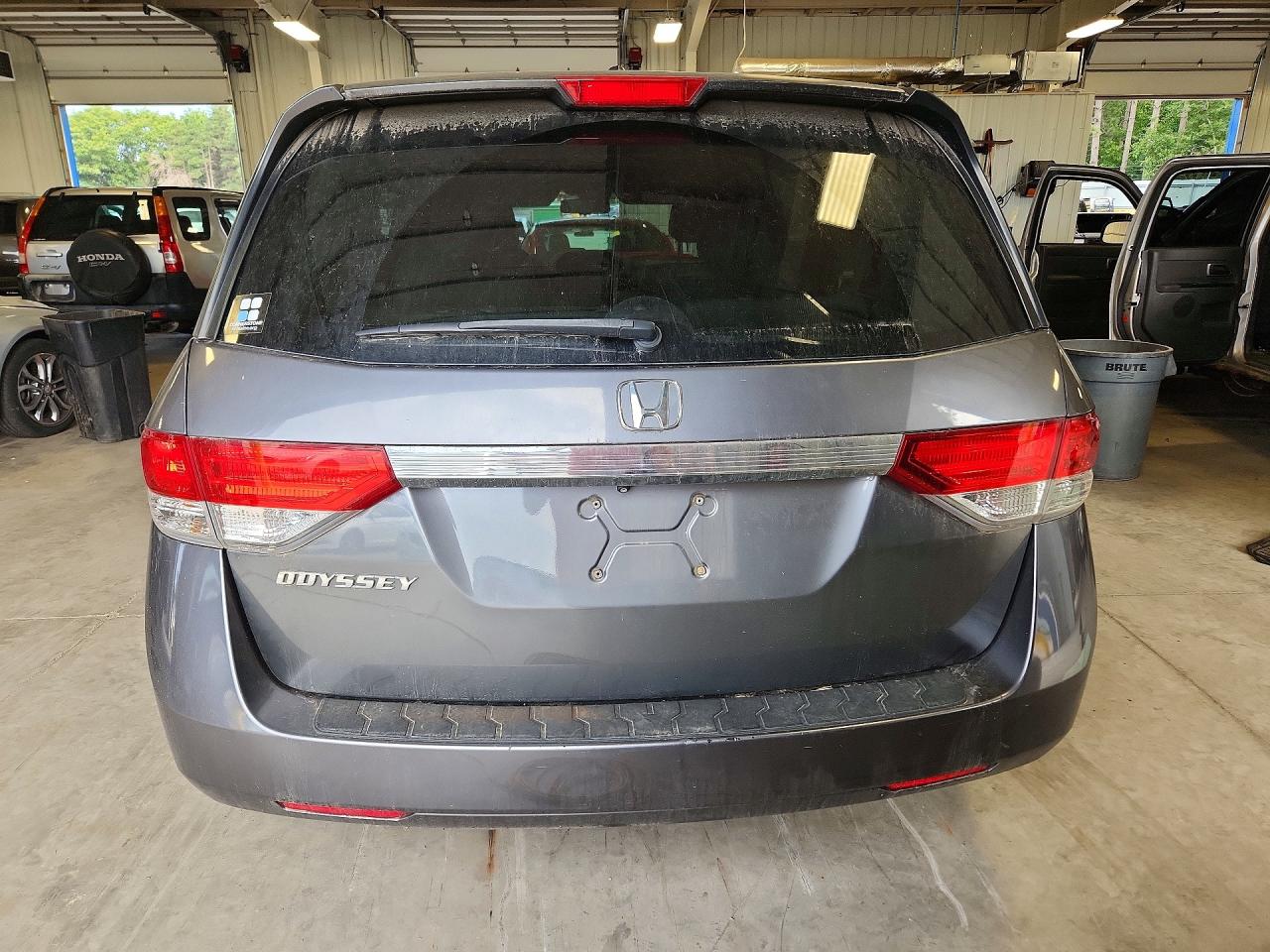 2014 Honda Odyssey Exl Gray vin: 5FNRL5H67EB022686