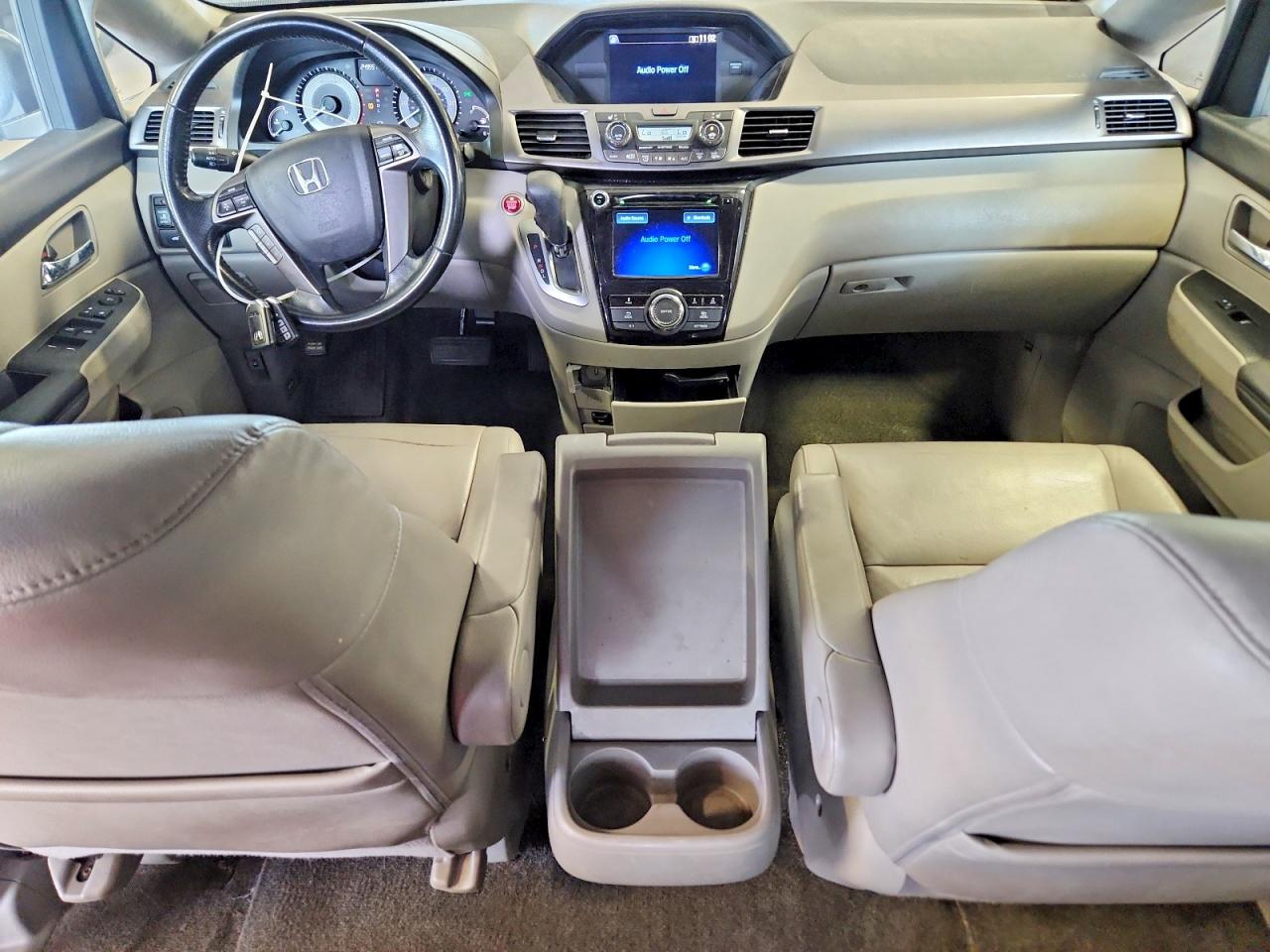 2014 Honda Odyssey Exl Gray vin: 5FNRL5H67EB022686
