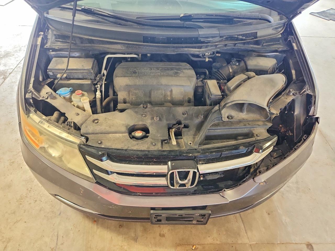 2014 Honda Odyssey Exl Gray vin: 5FNRL5H67EB022686