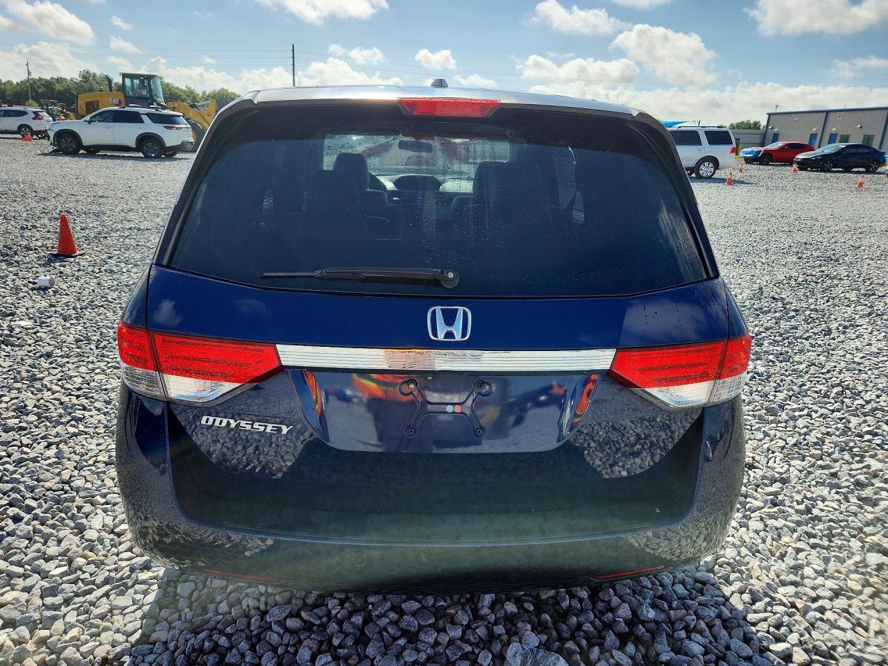 2014 Honda Odyssey Exl Blue vin: 5FNRL5H67EB025040