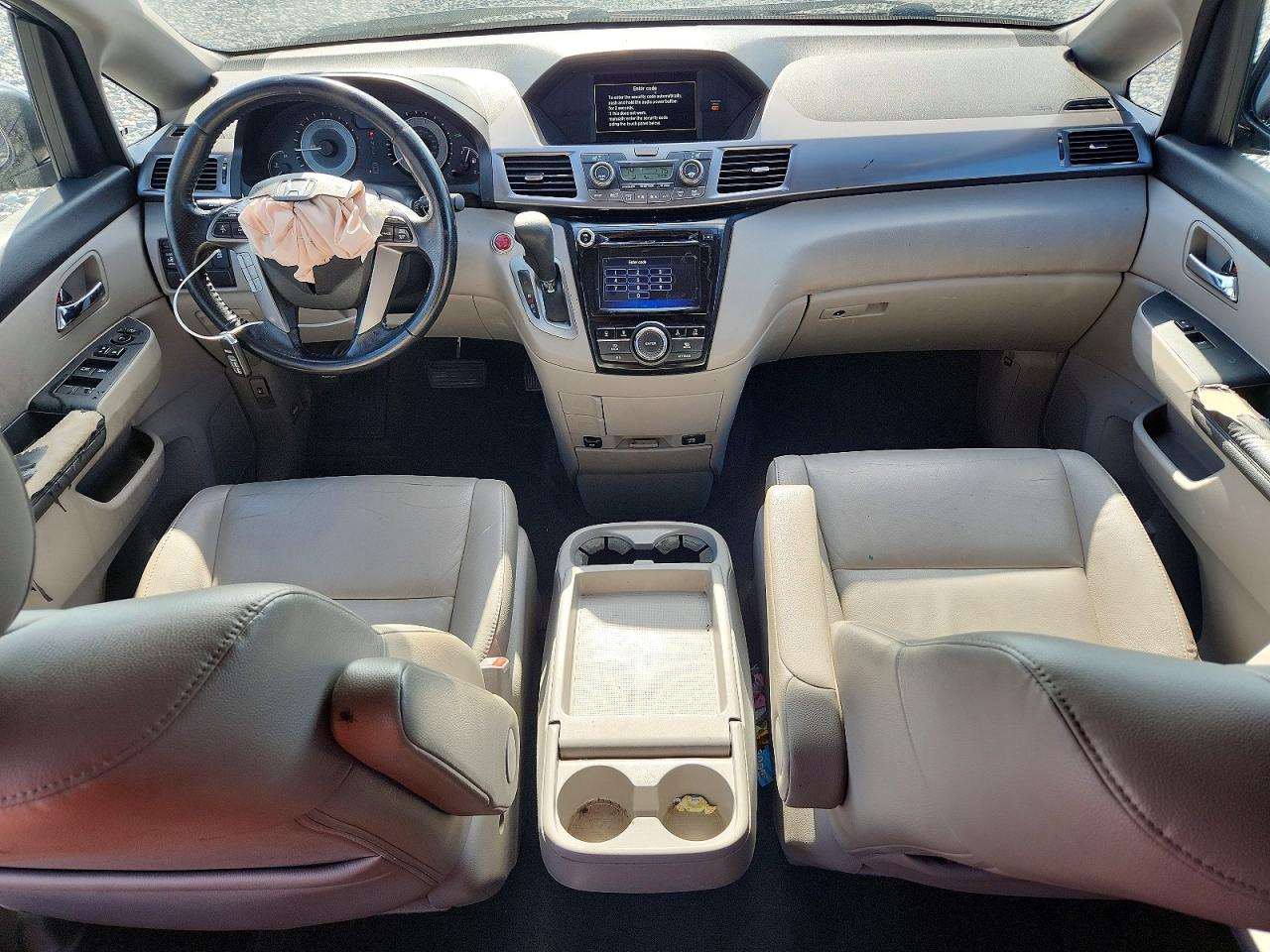 2014 Honda Odyssey Exl Blue vin: 5FNRL5H67EB025040