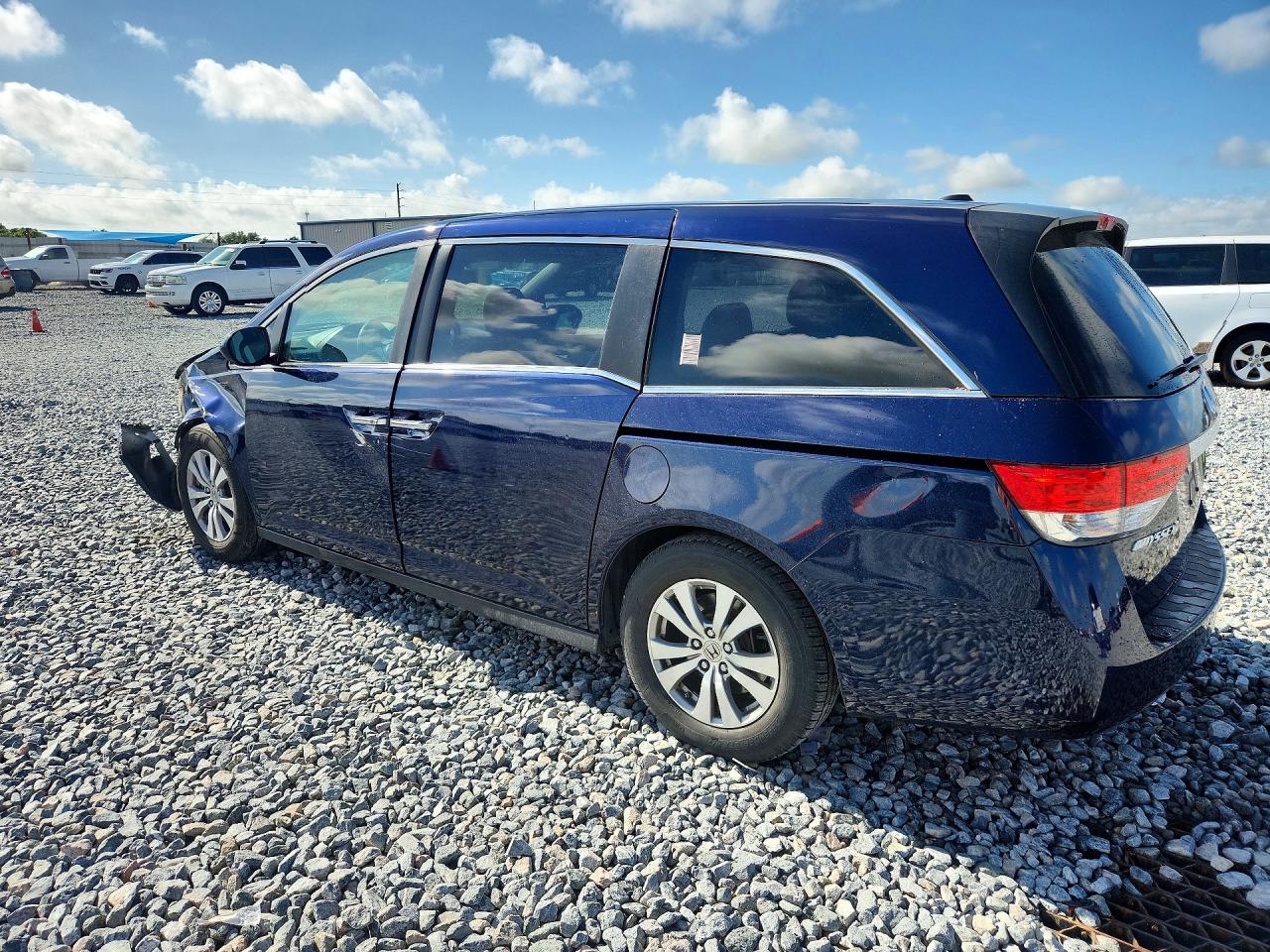 2014 Honda Odyssey Exl Blue vin: 5FNRL5H67EB025040