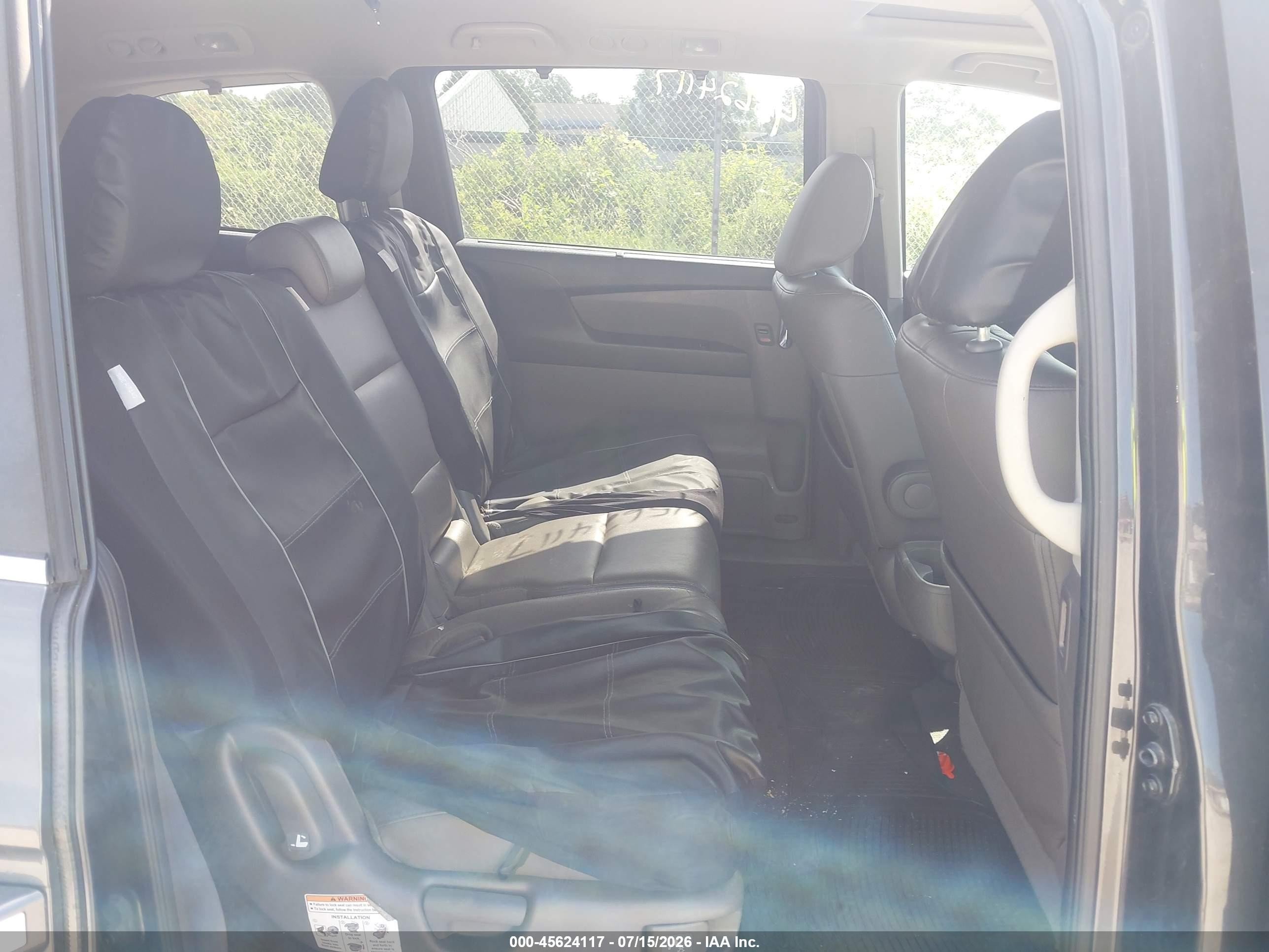2014 Honda Odyssey Ex-l Gray vin: 5FNRL5H67EB026348