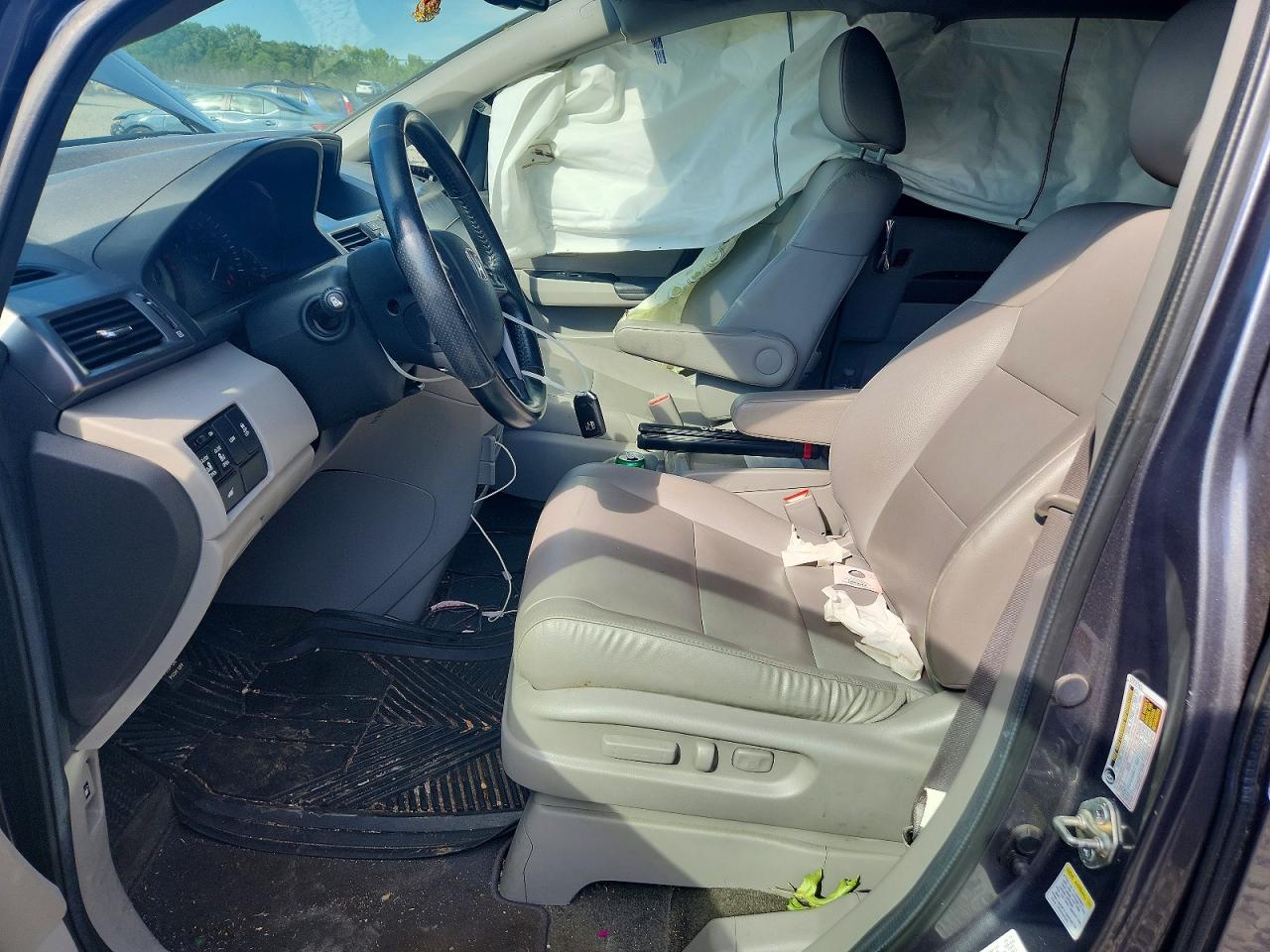 2014 Honda Odyssey Exl Gray vin: 5FNRL5H67EB028388