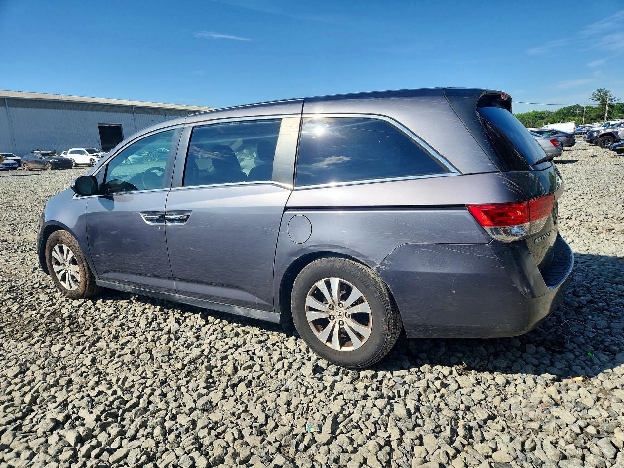 2014 Honda Odyssey Exl Gray vin: 5FNRL5H67EB028388