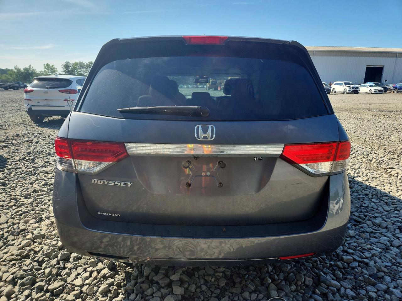 2014 Honda Odyssey Exl Gray vin: 5FNRL5H67EB028388