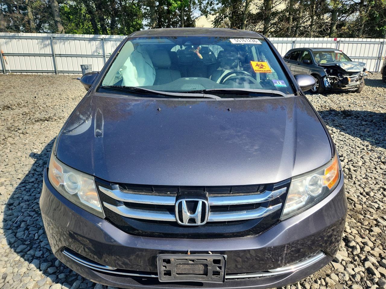 2014 Honda Odyssey Exl Gray vin: 5FNRL5H67EB028388
