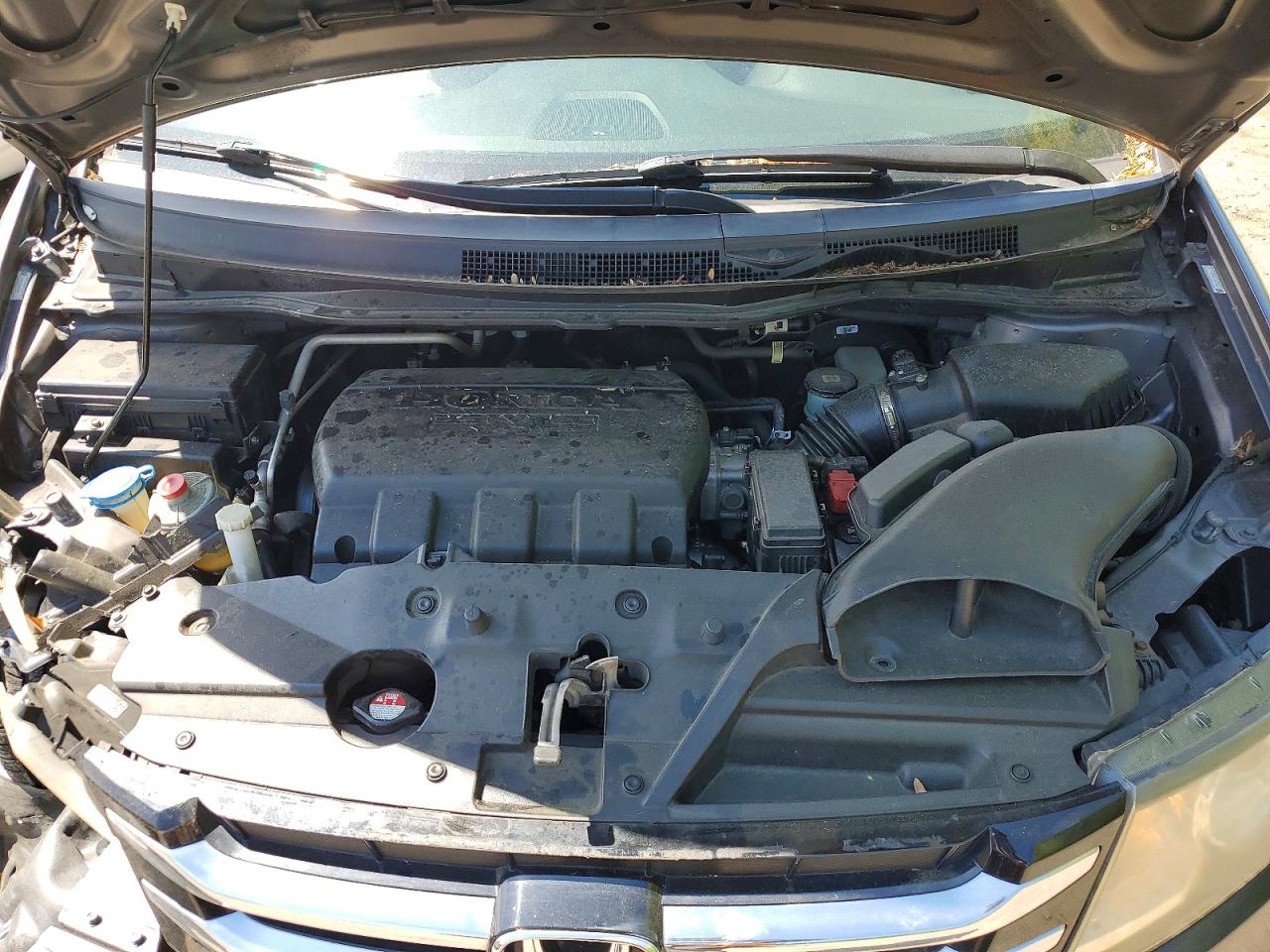 2014 Honda Odyssey Exl Gray vin: 5FNRL5H67EB033056
