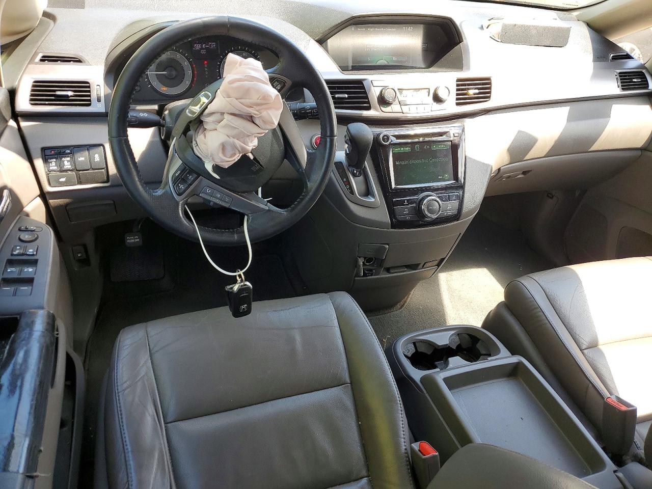 2014 Honda Odyssey Exl Gray vin: 5FNRL5H67EB033056