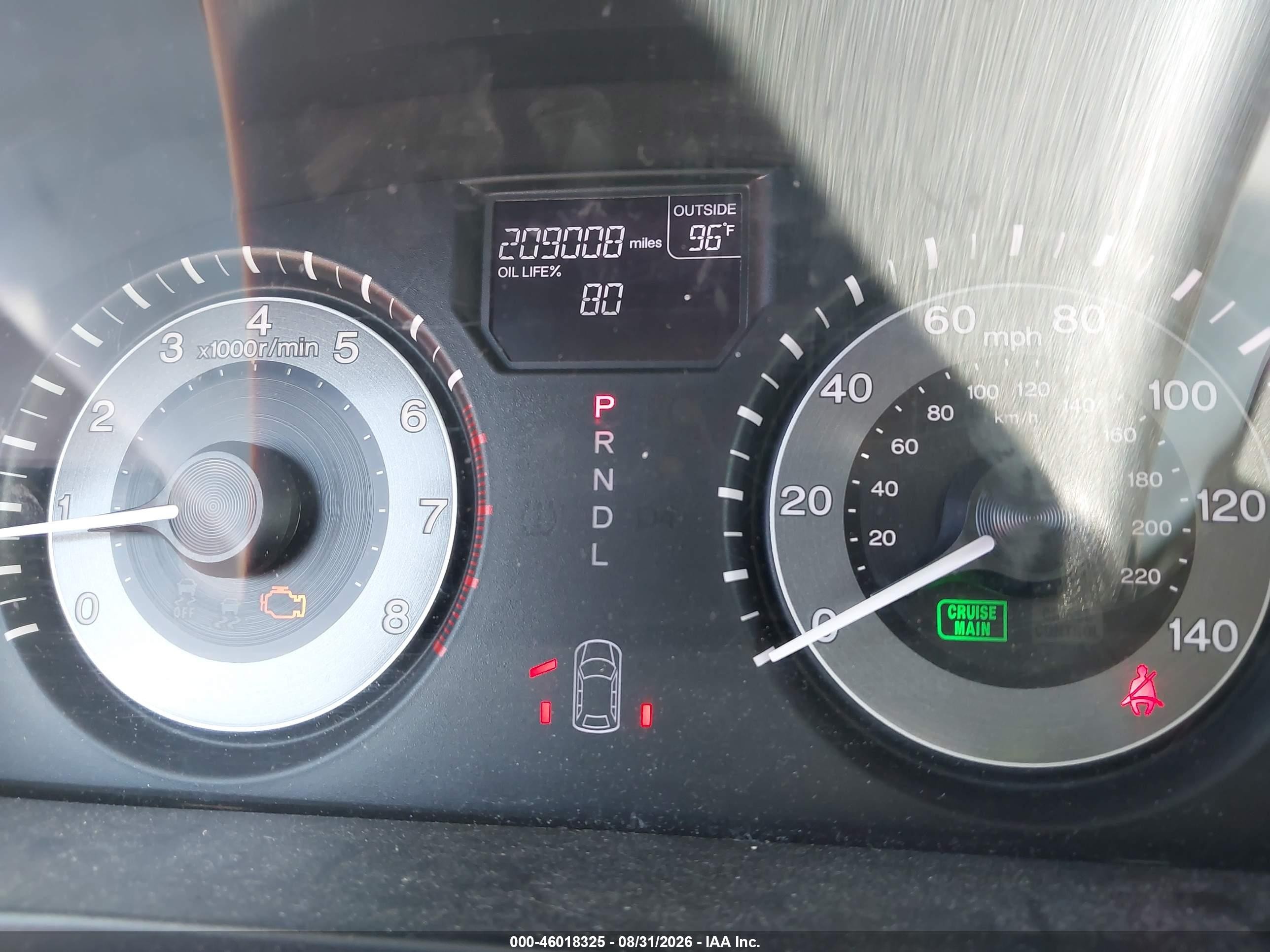 2014 Honda Odyssey Ex-l Burgundy vin: 5FNRL5H67EB038838