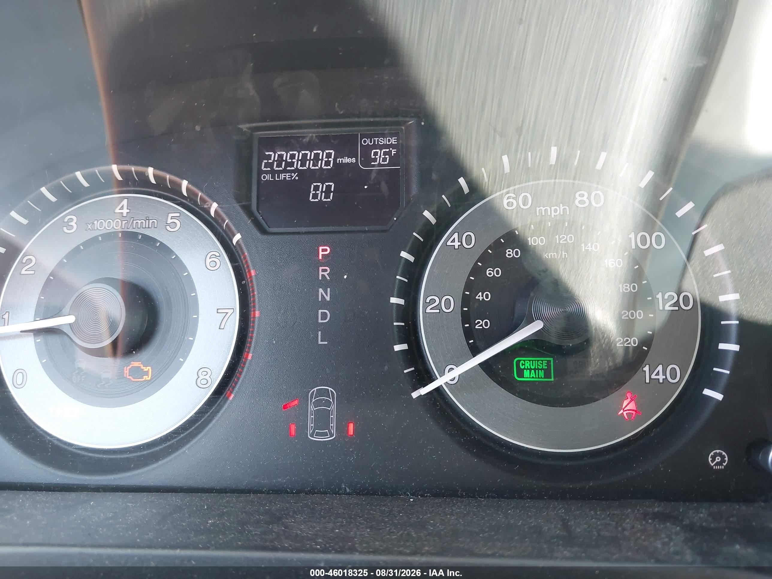 2014 Honda Odyssey Ex-l Burgundy vin: 5FNRL5H67EB038838